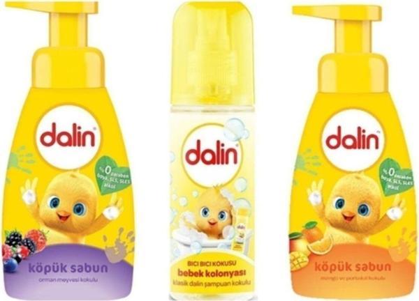 Dalin Mango 200Ml + Orman Meyveleri 200Ml Köpük Sabun + Bıcı Bıcı Bebek Kolonyası 150 Ml - Image 1
