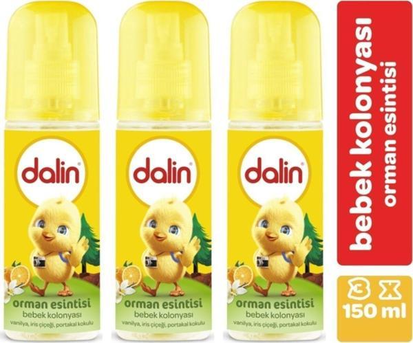 Dalin Bebek Kolonyası Orman Esintisi Sprey 150 Ml X3 Adet - Image 1