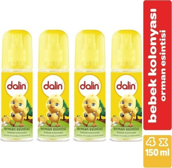 Dalin Bebek Kolonyası Orman Esintisi Sprey 150 Ml X4 Adet - Image 1