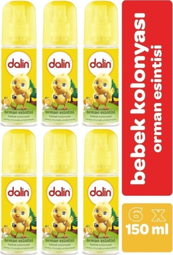 Dalin Bebek Kolonyası Orman Esintisi Sprey 150 Ml X6 Adet - Image 1