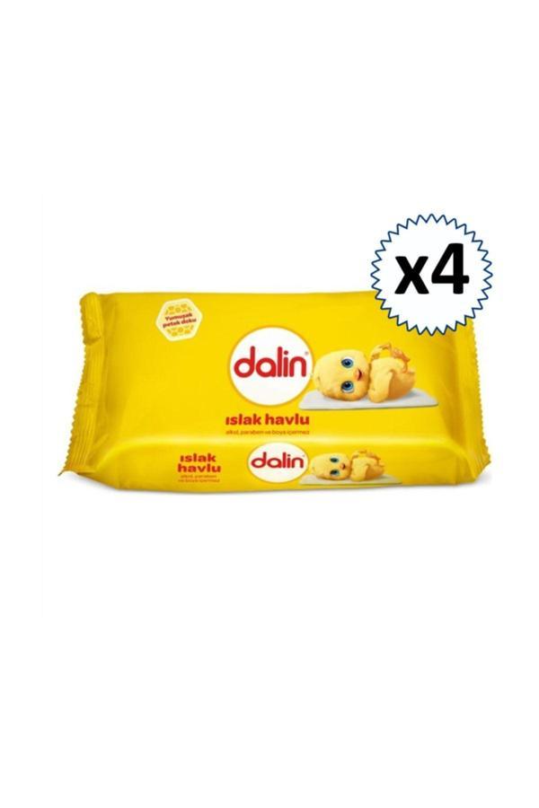 Dalin Islak Mendil Havlu 56'Lı 4 Paket 224 Yaprak - Image 1