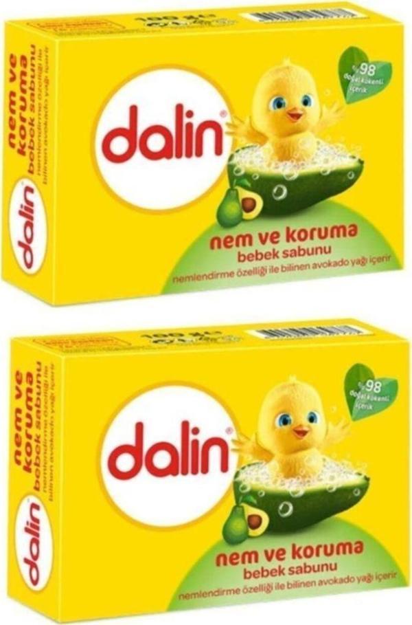 Dalin Avokadolu Nem Ve Koruma Bebek Banyo Sabunu 100G X 2 - Image 1