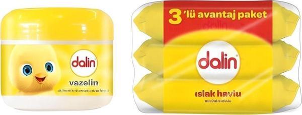 Dalin Klasik 100Ml Vazelin + Islak Mendik 56'Lı - Image 1