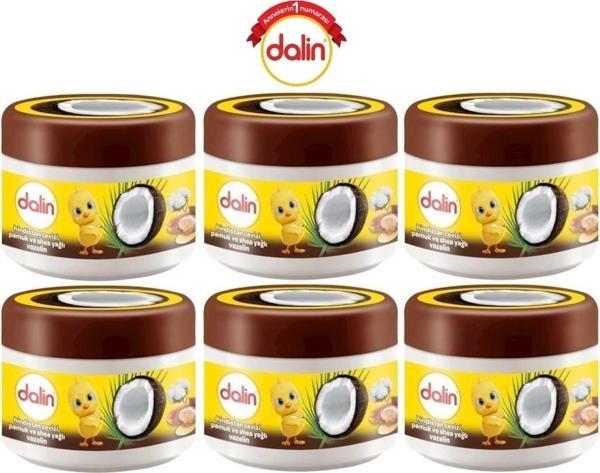 Dalin Vazelin 100Ml Hindistan Çevizi Pamuk Ve Shea Yağlı 6 Lı Set - Image 1