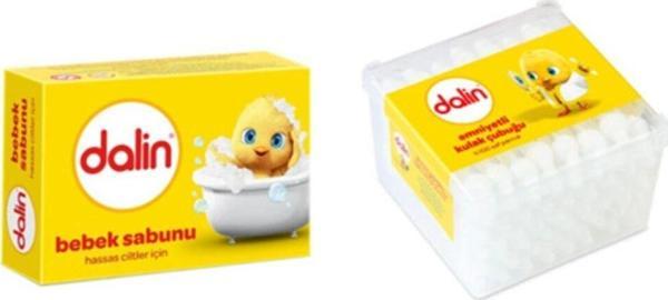 Dalin Bebek Sabunu 100 Gr & Emniyetli Kulak Çubuğu 56'Lı - Image 1