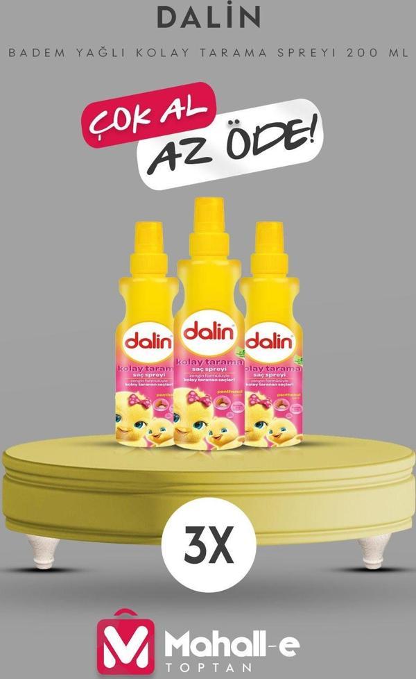 Dalin Badem Yağlı Kolay Tarama Spreyi 200 Ml 3'Lü Paket - Image 1