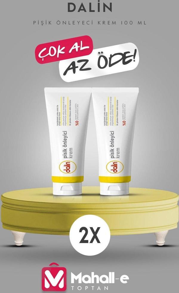 Dalin Bebekler İçin Pişik Önleyici Krem 100 Ml -2'Li Paket - Image 1