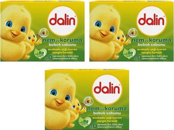 Dalin Nem Ve Koruma Bebek Sabunu 100 Gr X 3 Adet - Image 1