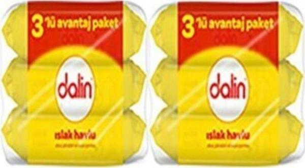 Dalin Klasik Islak Havlu 3'Lü Paket X 2 Adet - Image 1