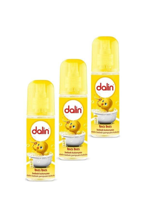 Dalin Bıcı Bıcı Bebek Şampuanı Kokulu Bebek Kolonyası 150 Ml (3 Adet) - Image 1