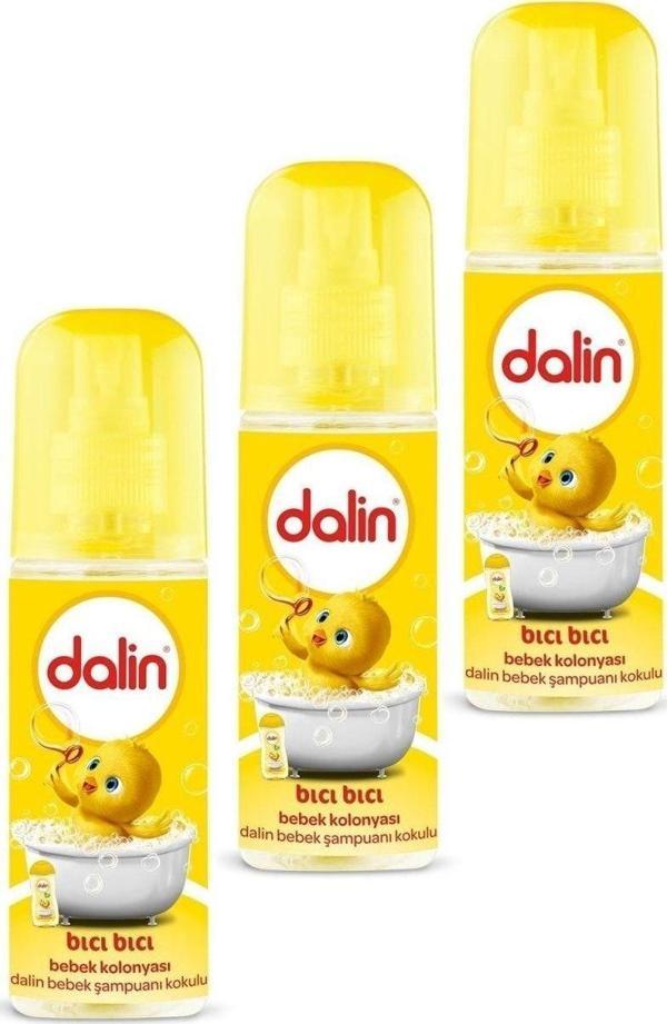 Dalin Bıcı Bıcı Bebek Şampuanı Kokulu Bebek Kolonyası 150 Ml (3 Adet) - Image 1