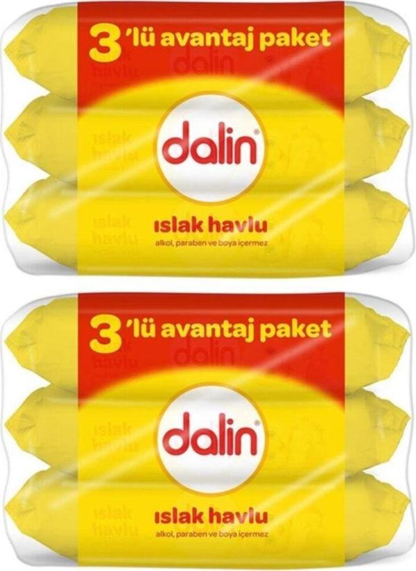 Dalin Klasik Islak Havlu 6'Lı Paket 336 Yaprak - Image 1