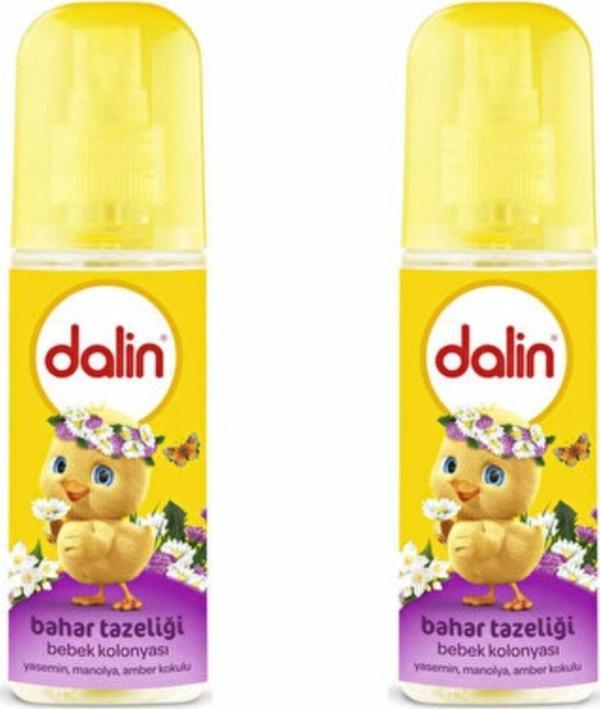 Dalin Bahar Tazeliği Bebek Kolonyası Yasemin, Manolya Amber 150 Ml 2'Li - Image 1