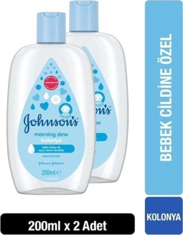 Johnson'S ® Bebek Morning Dew Kolonya 200 Ml X2 - Image 1