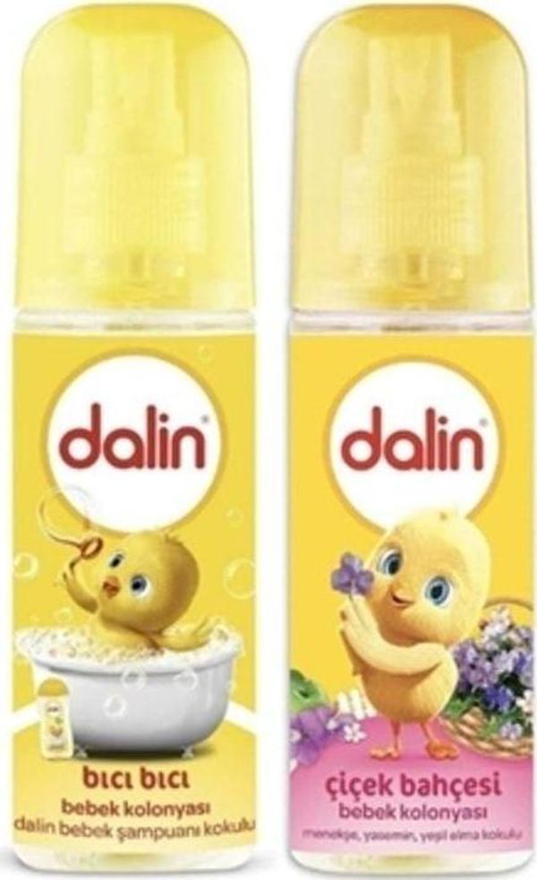 Dalin Bıcı Bıcı Kokusu Bebek Kolonyası 150 Ml + Çiçek Bahçesi Bebek Kolonyası 150 Ml - Image 1