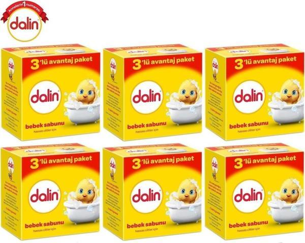 Dalin Bebek Sabunu 100Gr 18 Li Set Hassas Ciltler İçin Kutu (6Pk*3) - Image 1