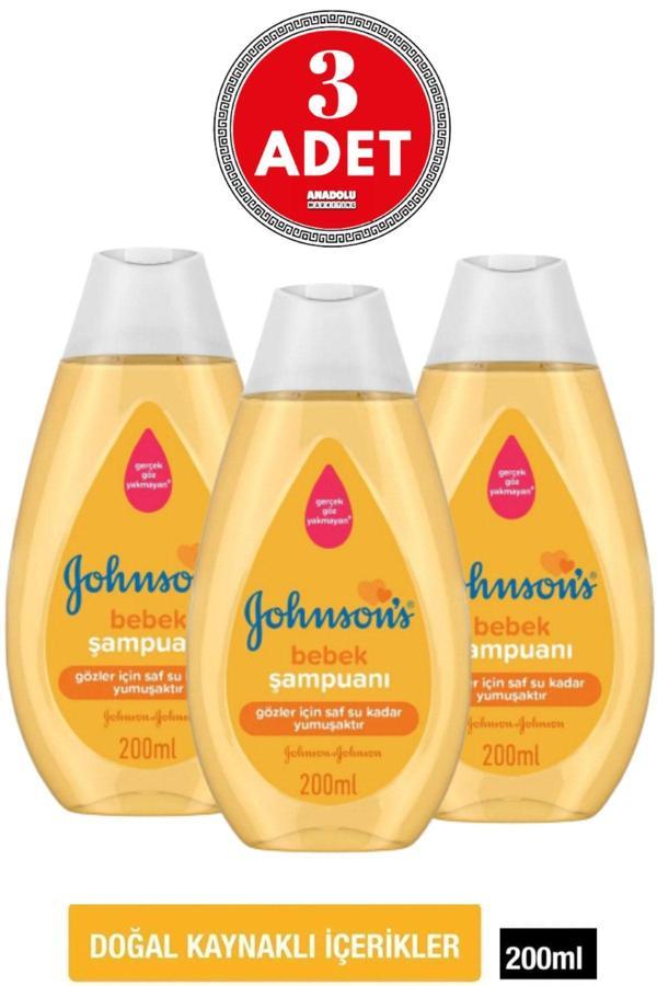 Johnson'S Baby 200 Ml Bebek Şampuanı 3 Adet - Image 1