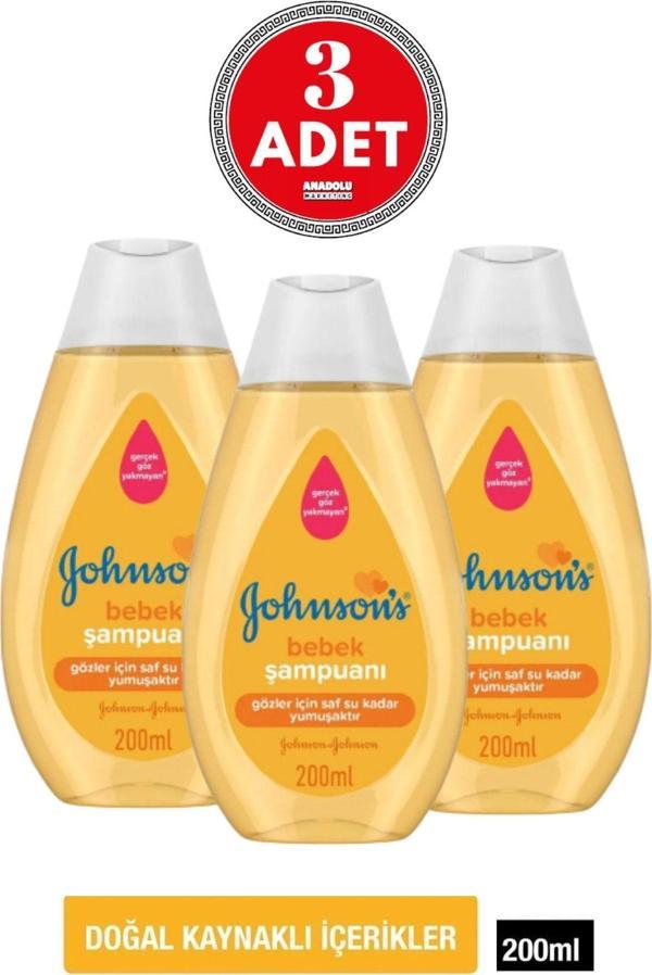 Johnson'S Baby 200 Ml Bebek Şampuanı 3 Adet - Image 1