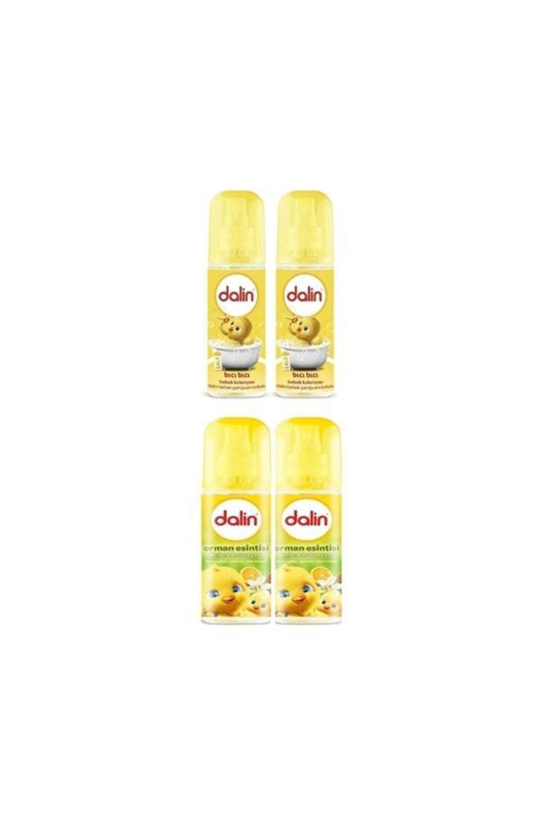 Dalin Bıcı Bıcı Kokusu Bebek Kolonyası 150 Ml 2 Adet + Orman Esintisi Bebek Kolonyası 150 Ml 2 Adet - Image 1