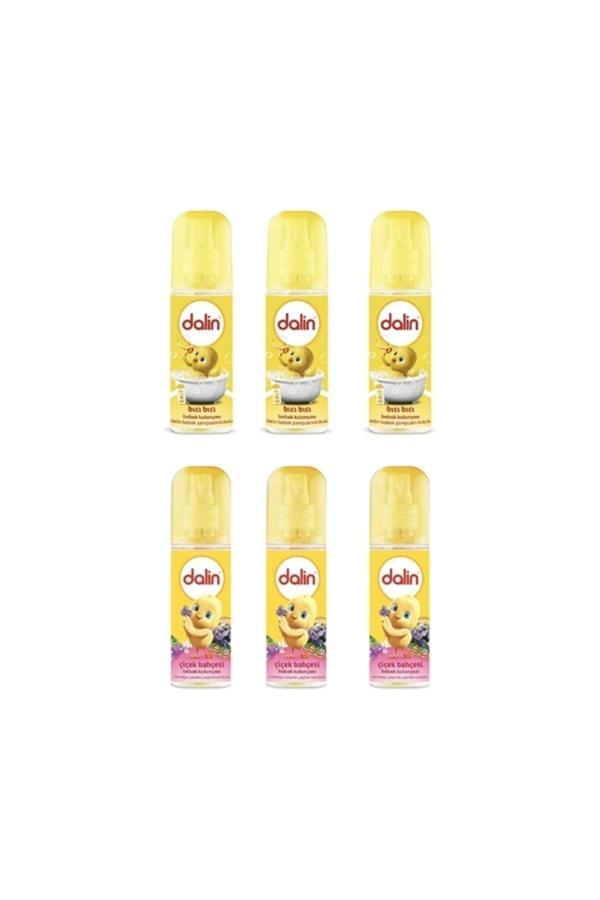 Dalin Bıcı Bıcı Kokusu Bebek Kolonyası 150 Ml 3 Adet + Çiçek Bahçesi Bebek Kolonyası 150 Ml 3 Adet - Image 1