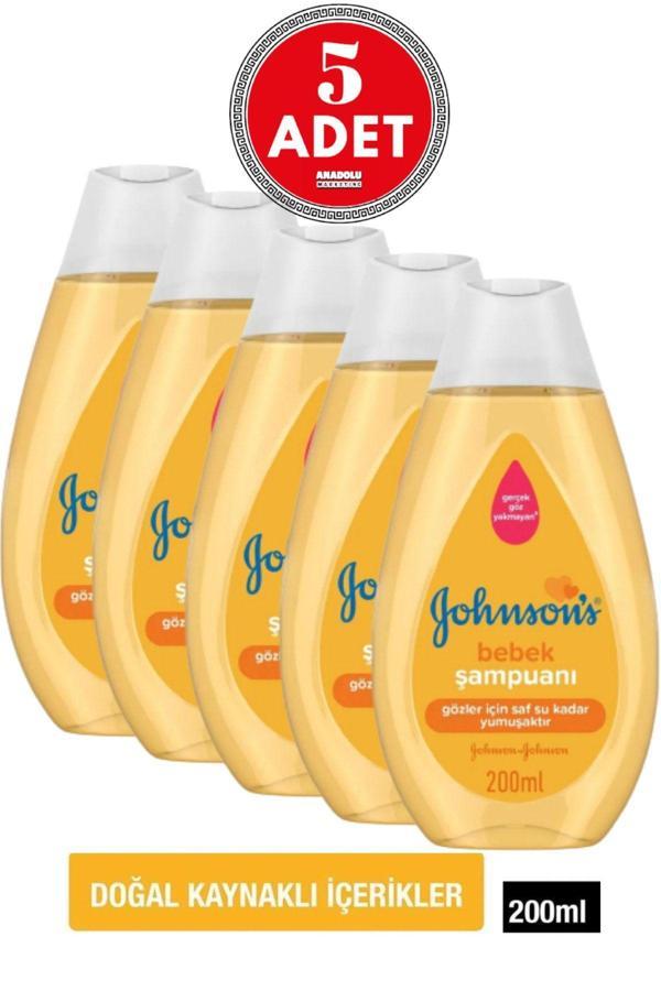 Johnson'S Baby 200 Ml Bebek Şampuanı 5 Adet - Image 1
