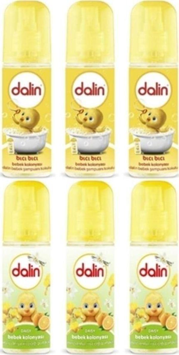 Dalin Bıcı Bıcı Kokusu Bebek Kolonyası 150 Ml 3 Adet + Orman Esintisi Bebek Kolonyası 150 Ml 3 Adet - Image 1