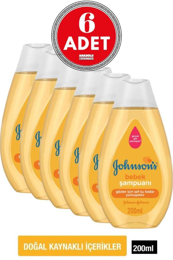 Johnson'S Baby 200 Ml Bebek Şampuanı 6 Adet - Image 1