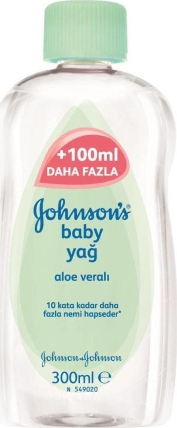 Johnson'S Baby Aloe Vera Bebek Yağı 300 Ml - Image 1