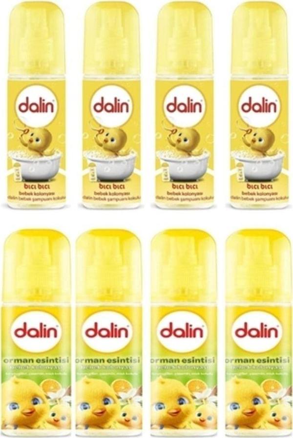 Dalin Bıcı Bıcı Kokusu Bebek Kolonyası 150 Ml 4 Adet + Orman Esintisi Bebek Kolonyası 150 Ml 4 Adet - Image 1