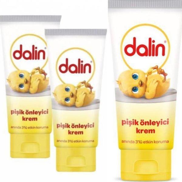 Dalin Pişik Kremi 100Ml Tüp Bebekler Için 3 Lü Set - Image 1