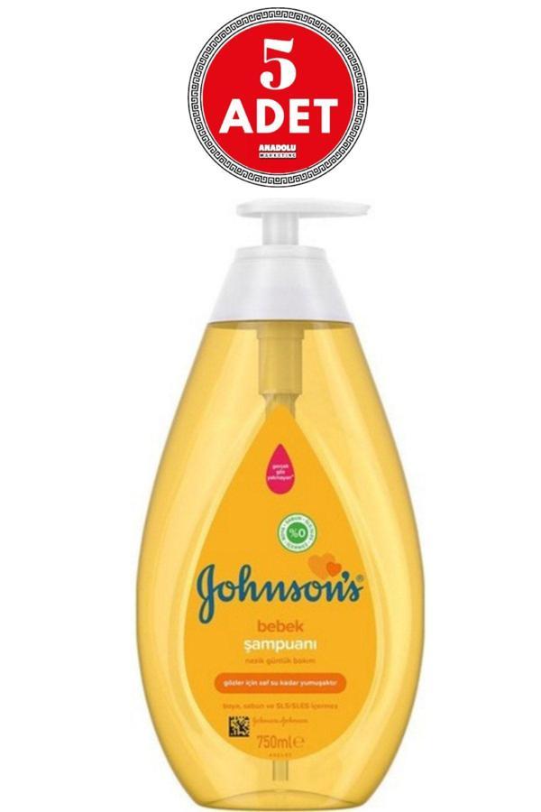 Johnson'S Baby Bebek Şampuanı 750 Ml 5 Adet - Image 1