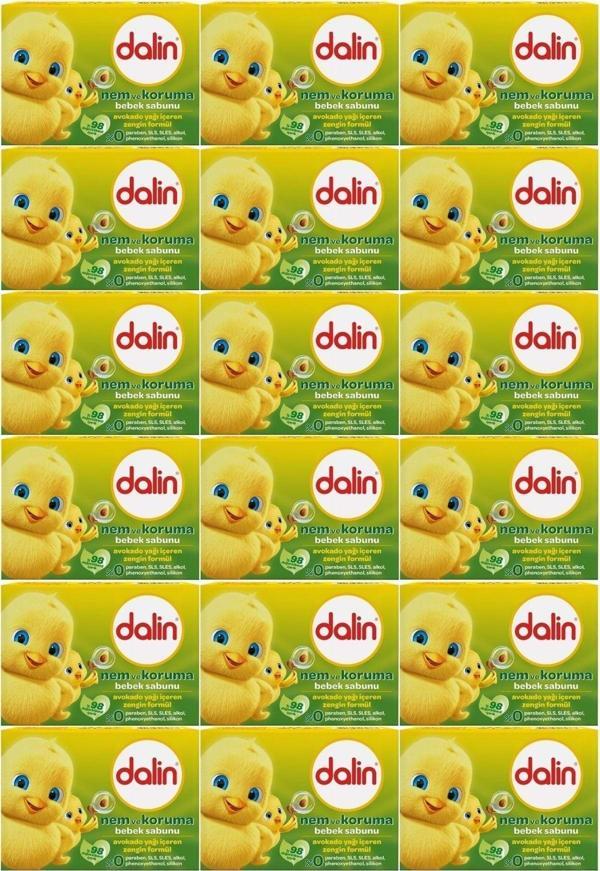 Dalin Bebek Sabunu 100Gr Avakadolu (18 Li Set) - Image 1