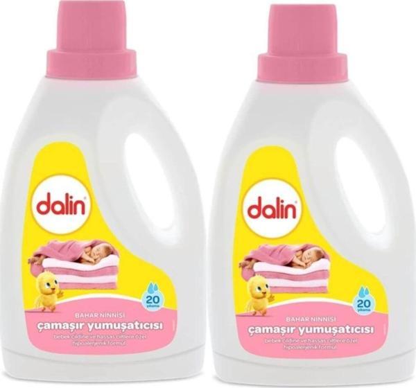 Dalin Çamaşır Yumuşatıcı 1,5 Lt Bahar Ninnisi 2'Li Set Bebeklere Özel - Image 1