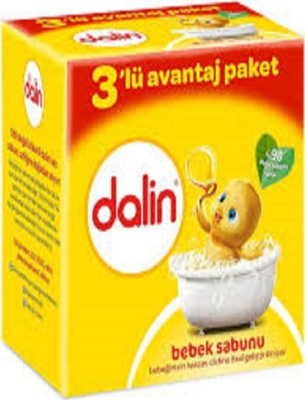Dalin Bebe Sabun 100 Gr (3Lü Avantaj Paketi)*1Adet - Image 1