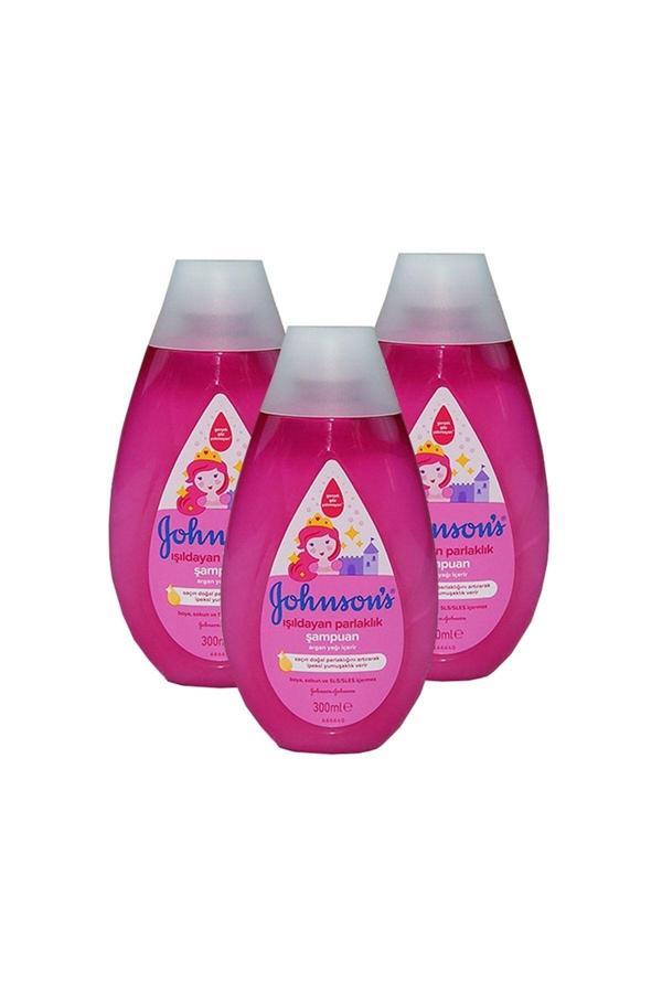 Johnson'S Baby Işıldayan Parlaklık Bebek Şampuanı 300 Ml X 3 Adet - Image 1
