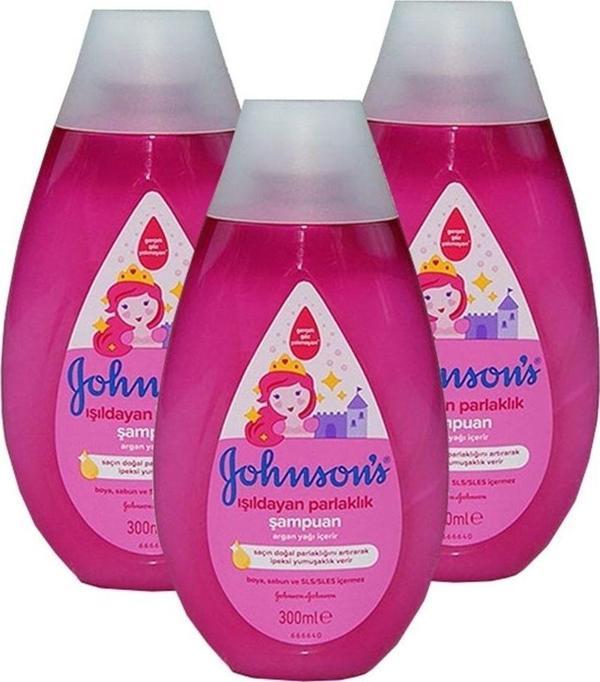 Johnson'S Baby Işıldayan Parlaklık Bebek Şampuanı 300 Ml X 3 Adet - Image 1