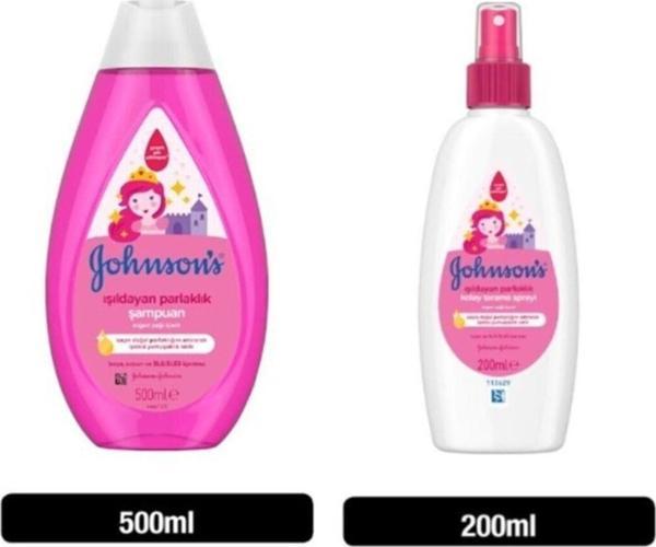 Johnson'S Baby Işıldayan Parlaklık Serisi Şampuan 500 Ml Kolay Tarama Spreyi 200 Ml - Image 1