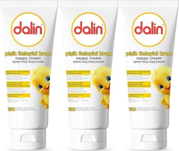 Dalin Pişik Öneliyici Krem/Pişik Kremi 100Ml (Bebekler İçin) (3 Lü Set) - Image 1