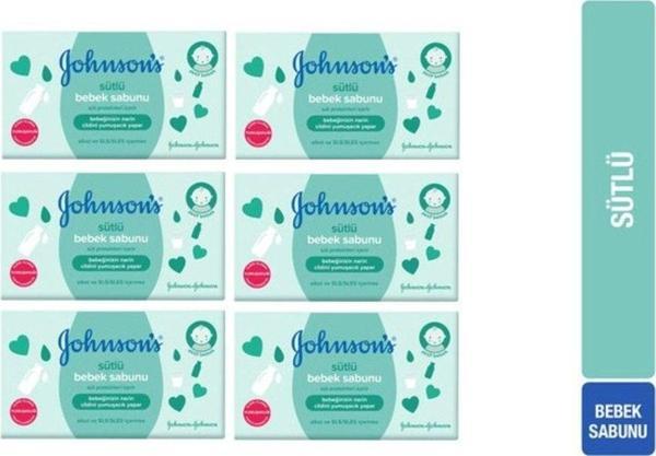 Johnson'S Baby Sabun Sütlü 90 Gr X 6 Adet - Image 1