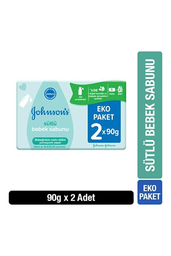 Johnson'S Baby Sütlü Bebek Sabunu 90 Gr 2 Adet - Image 1