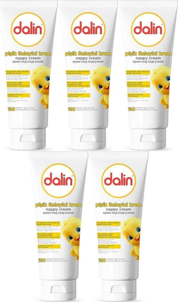 Dalin Pişik Öneliyici Krem/Pişik Kremi 100Ml (Bebekler İçin) (5 Li Set) - Image 1