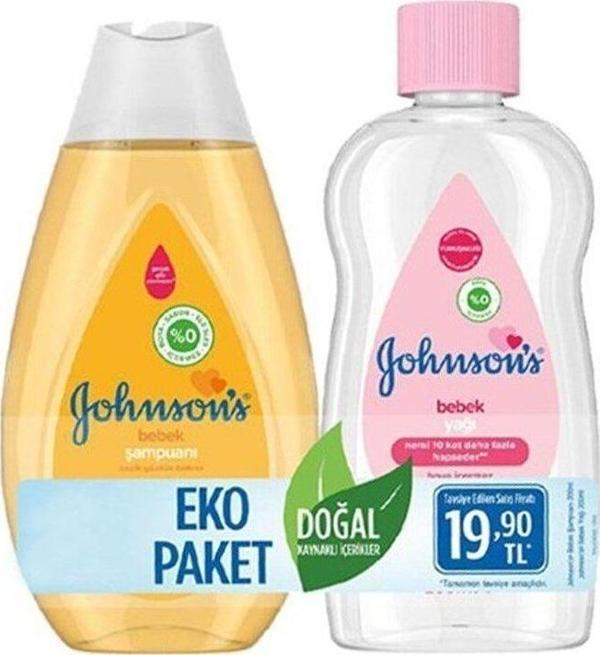Johnson'S Baby Şampuan 200Ml Bebek Yağı 200Ml 2'Li Kofre - Image 1