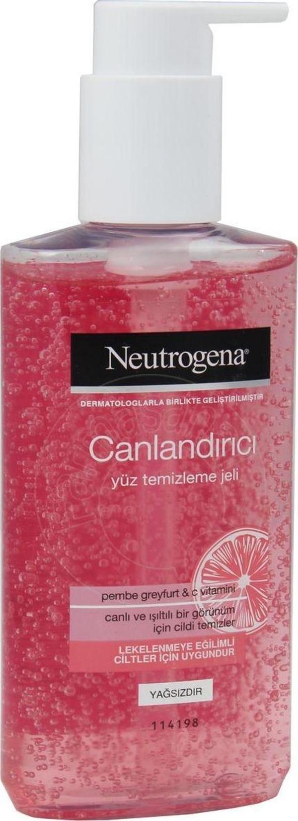 Neutrogena Canlandırıcı Pembe Greyfurt Özlü Yüz Temizleme Jeli 200 Ml - Image 1