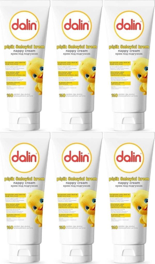 Dalin Pişik Öneliyici Krem/Pişik Kremi 100Ml (Bebekler İçin) (6 Lı Set) - Image 1