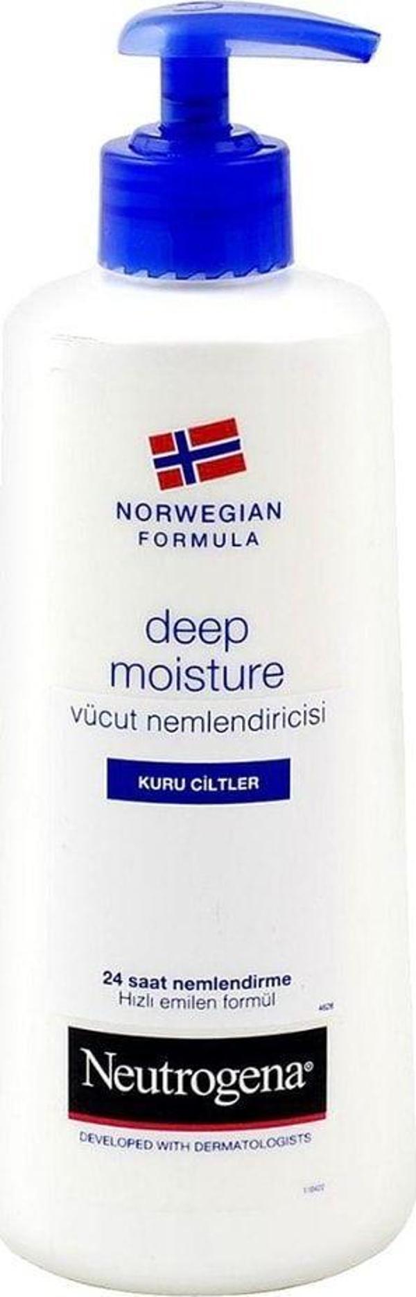 Neutrogena Deep Moisture Parfümlü 400 Ml Vücut Losyonu Kuru Ciltler - Image 1