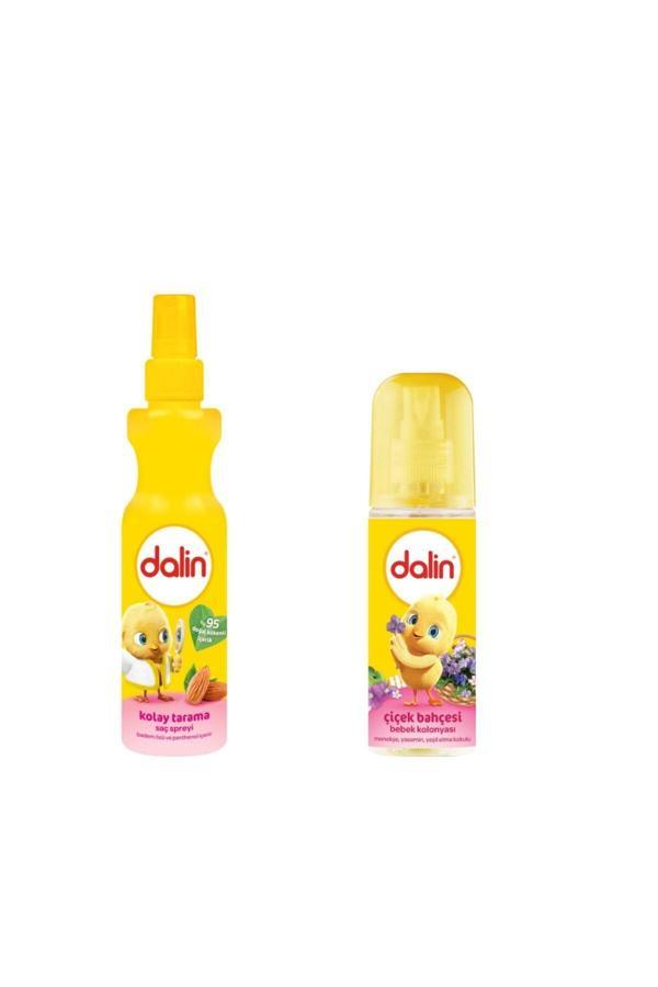 Dalin Kolay Tarama Spreyi Badem Yağlı 200 Ml + Dalin Bebek Kolonyası Sprey Çiçek Bahçesi 100 Ml - Image 1