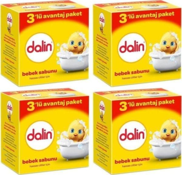 Dalin Sabun 100 Gr - 3'Lü Paket X 4 (12) Adet - Image 1
