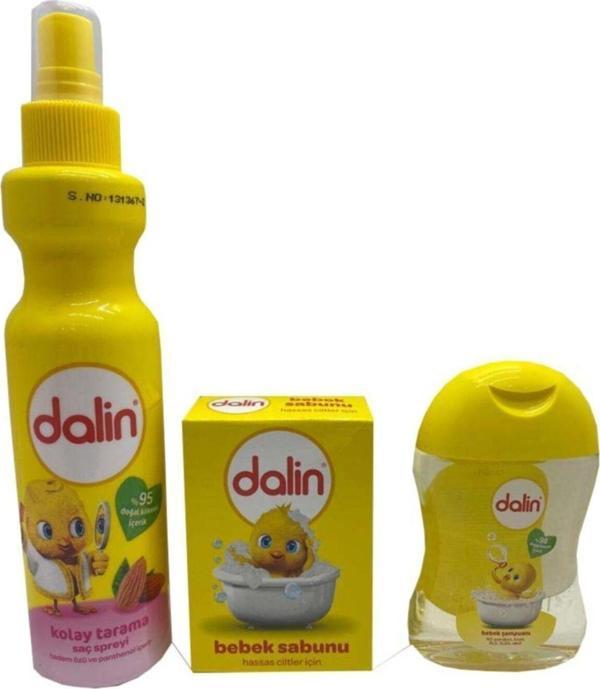 Dalin Kolay Tarama Spreyi Badem Yağlı 200 Ml 3"Lü Set - Image 1