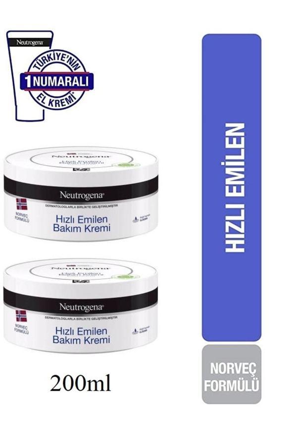 Neutrogena Hızlı Emilen Bakım Kremi 200 Ml 2X - Image 1