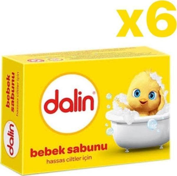 Dalin Bebek Sabunu Hasas Ciltler İçin 100Gr 6 Adet - Image 1